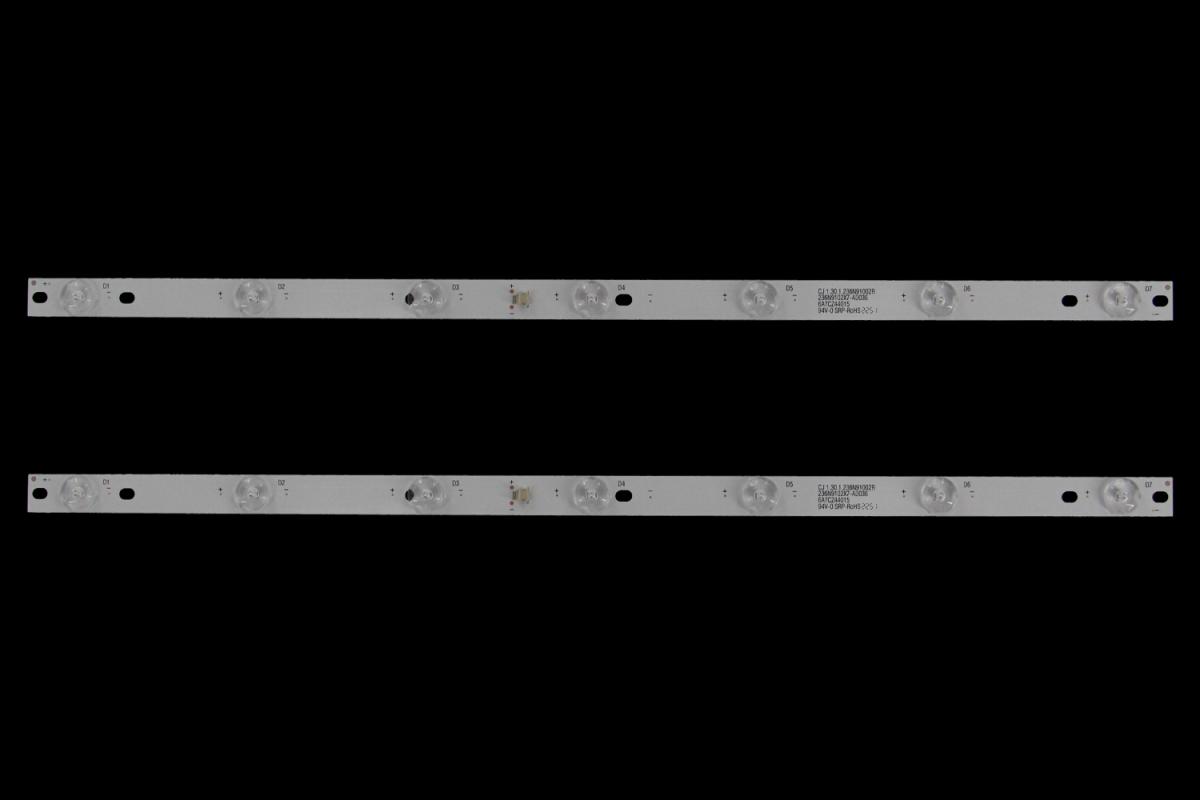 Led backlight strip for tv  HISENSE 32" set 2pcs x CJ 1.30.1.236N91002R  236N9102X7-A0036    6A7CZ44015  94V-0  SRP-RoHS