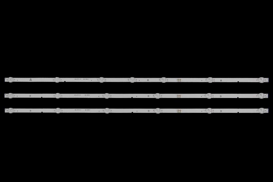 Led backlight strip for tv  SKYWORTH 40" set 1A+2B x A:MS-L2757-L V1 MS-L2958-A  B:MS-L2757-R V1 MS-L2958-B
