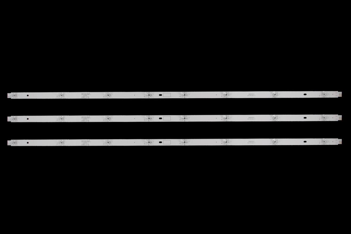 Led backlight strip for tv  CHANGHONG 49" set 3pcs x CH49L72A-V04 DSBJ-WG LB-C490U17-E2-B CH49L72A-V02 DSBJ-WG GRH-ZS49U130300803788REV1.1 850195504 LB-G490U17-E2-B-DS LB-0490U117-E2-L-XRD