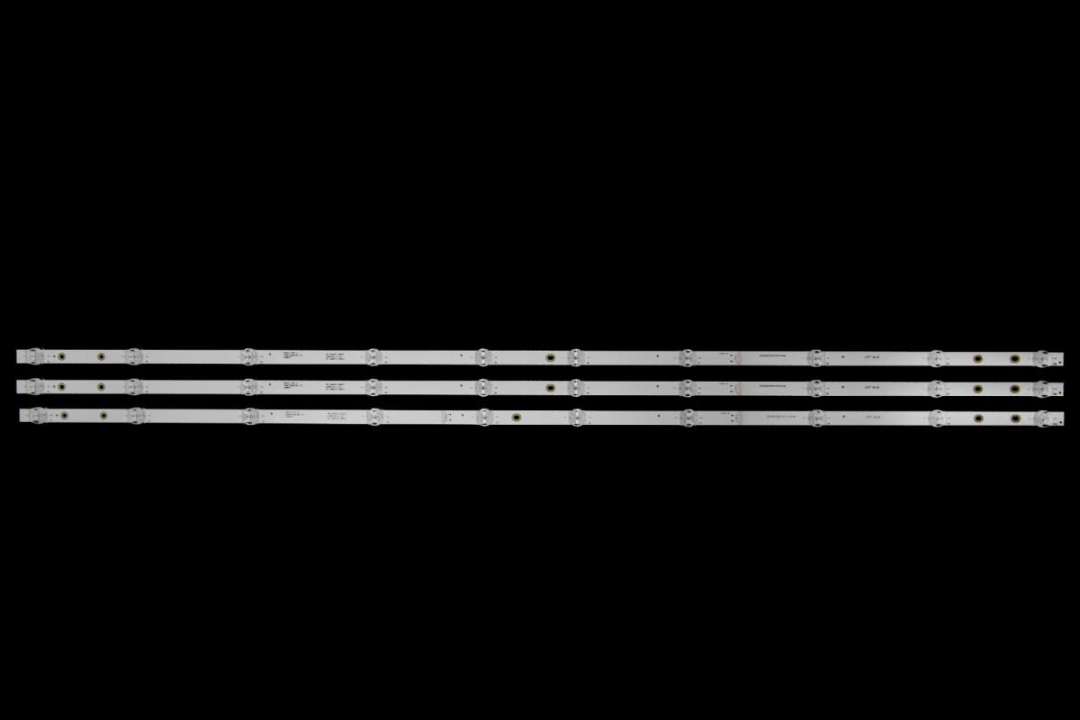 Led backlight strip for tv  TCL 55" set 3pcs , 2A+1B ,  A:55D10 10*2 A 55HR330M10A0 V0 E466015  HR-39A03-03007 LE8RC2U1-C-K-4C-LB5510-HR01J  55D2006V2W10C1B102914M    B: 55D10 10*1 B 55HR330M10B0 V0 E466015  HR-39A03 LE8RC2U1-C-K-4C-LB5510-HR02J    55D2006V2W5C1Bx2-102914M