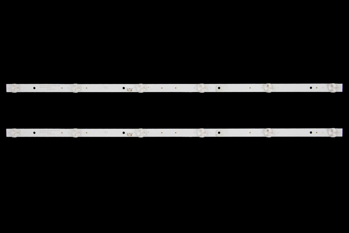 Led backlight strip for tv  HAIER 32" set 2pcs x HS-32D3003V2W6C1B57514M-LH-PB  INPUT:DC19V/600MA