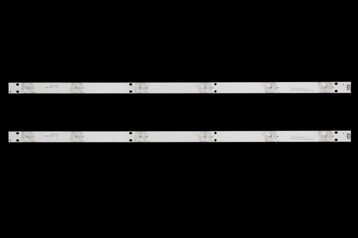 Led backlight strip for tv  HISENSE 32" set 2pcs x ShineOn 2D03729 Rev.D AA081  YJFDVHJF PVY4CA SJFDVY2H 344761000221000