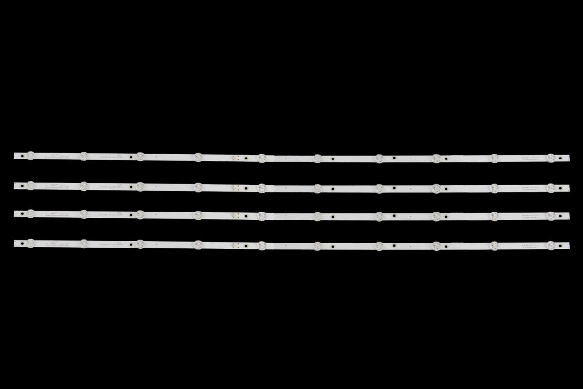 Led backlight strip for tv  Asanzo 50" set 4pcs x 261501011820 S BC-H E469119 08-50DN-3030-OD35-4X10-967.6X12-200925 CY-50DN-2W-30V-600mA 4*10 SD50-DNYF-NP410T 24316 YF-J5N2P03MA5D-0002 L