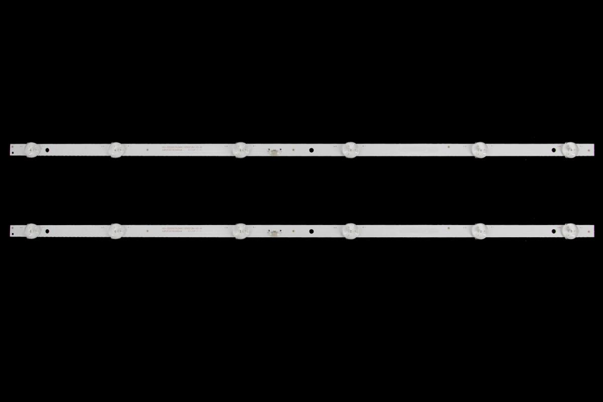 Led backlight strip for tv  HISENSE 32" set 2pcs x HS-32D3003V2W6C1B58212M-XD-M  INPUT:DC19V/600mA  JC-20P