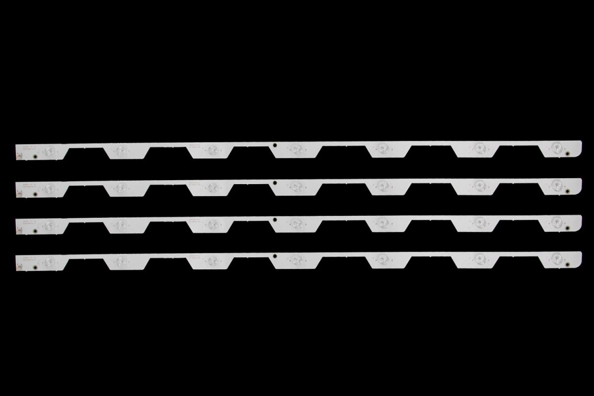 Led backlight strip for tv  TCL 43" set 4pcs x 43E5800 43HR330M07A0 V2 LE0RC2T9-D-K 4C-LB4307-HR1