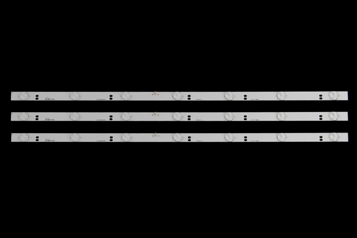 Led backlight strip for tv  FOX 32" set 3pcs x  IC-B-HWBG32D283
