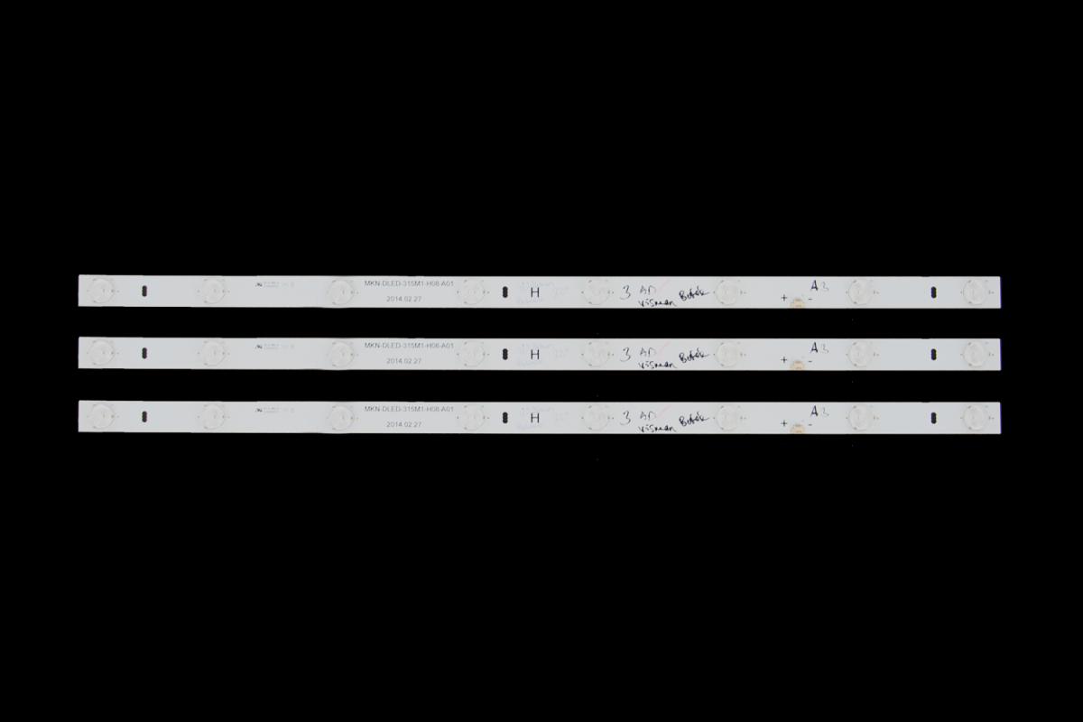 Led backlight strip for tv  Polaroid 32" set 3pcs x  MKN-DLED-315M1-H08-A01