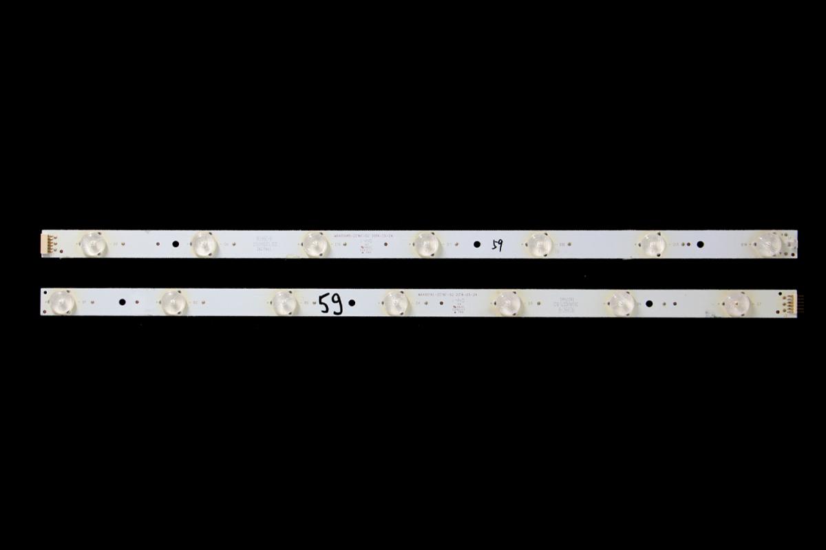 Led backlight strip for tv  FOX 29" set 2pcs x  8D2A-DLM2-900700    EB5cD2-000000 H 6016 00148    HL-2A290A28-0701S-01 A1