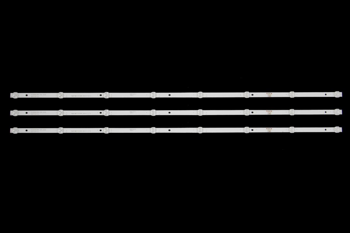 Led backlight strip for tv  Polaroid 43" set 3pcs x DLED43KJAH 3X8 0006     2017-07-13   /  ZN-43W08H-3 80703 V2.2  DLED43-DT-012-ZX/K3Z412H C1500Y4G190477APB34H 01656