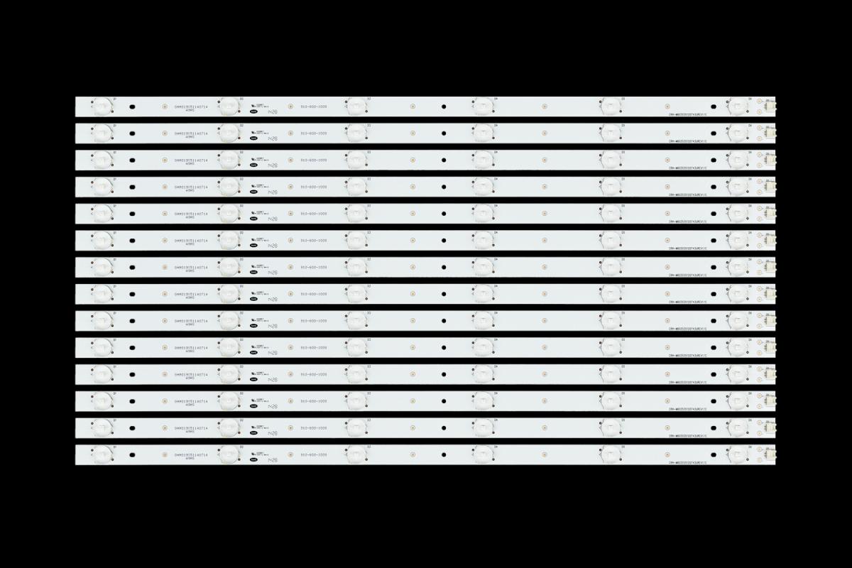 Led backlight strip for tv  ELEMENT 60" set 14pcs x CRH-M6035315120743UREV1.1C sj-CRH-M6035315120743U