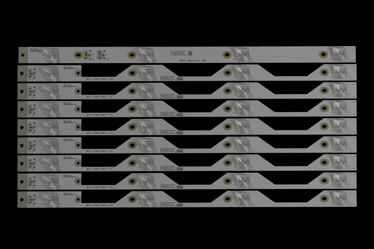 Led backlight strip for tv  TCL 50" set 16pcs , 8A+1B x A:50P1 VD A 50HR330M04A6 V1  4C-LB5004-HR07J   /   50P1 RG A 50HR330M04A5 V1  4C-LB5004-HR11J
B:50P1 VD B 50HR330M04B6 V1  4C-LB5004-HR06J / 50P1 RG B 50HR330M04B5 V1  4C-LB5004-HR10J